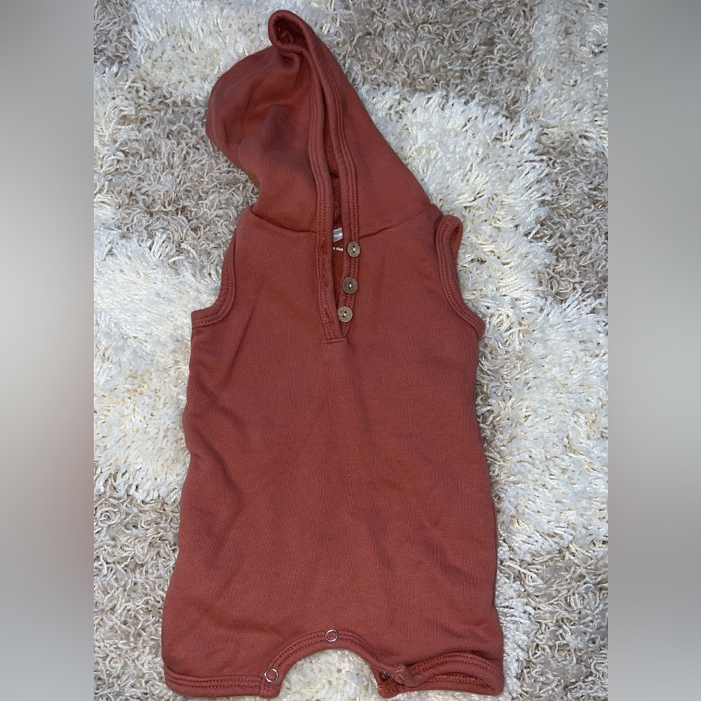 Little one shop hooded romper